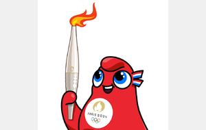 Loïc, porteur de la flamme olympique.